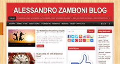 Desktop Screenshot of alessandrozamboni.com